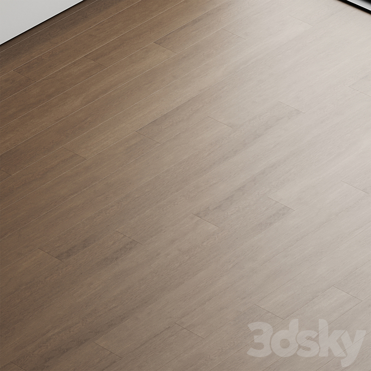 Oak parquet board 20 3DS Max Model - thumbnail 2