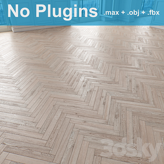 Parquet 3-2-13 3DS Max Model - thumbnail 2