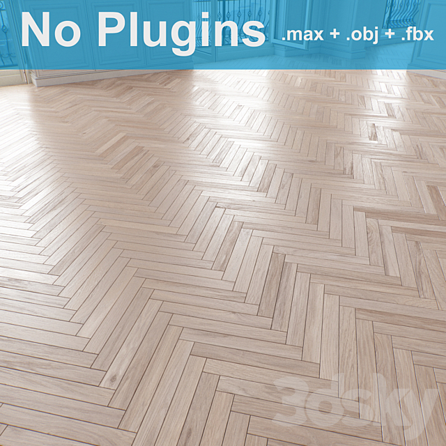 Parquet 8-4-7 3ds Max - thumbnail 2