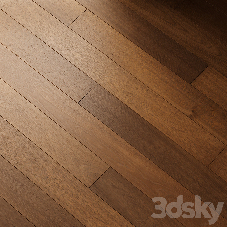 Parquet Berlin oak toned 3DS Max Model - thumbnail 2