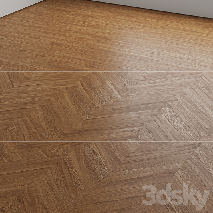 Parquet board 6 (Without plug-ins) 3DS Max Model - thumbnail 1