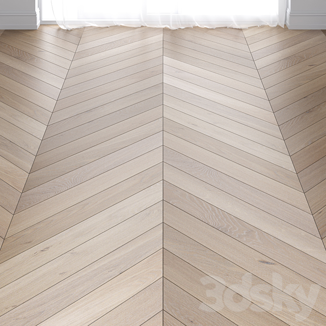 Parquet board French Oak from Panaget company 3DSMax File - thumbnail 1