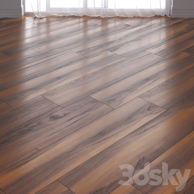 Parquet board from a pear tree 3ds Max - thumbnail 1