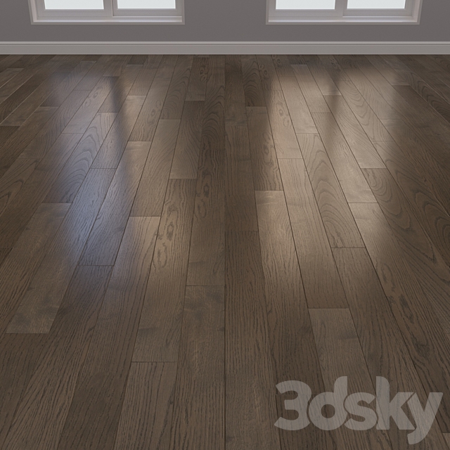 Parquet board Kraft Oak layout Christmas tree chevron and linear 4 3DS Max Model - thumbnail 2