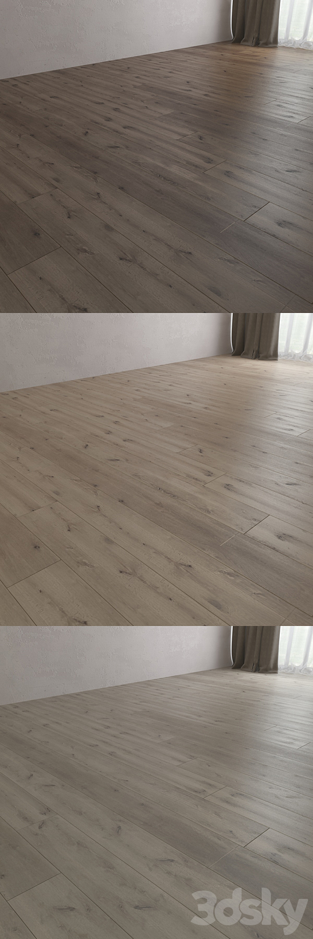 Parquet board (without using plugins) 3ds Max - thumbnail 2