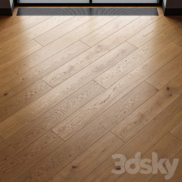 Parquet Eiche Salis natural oak 3DS Max Model - thumbnail 4