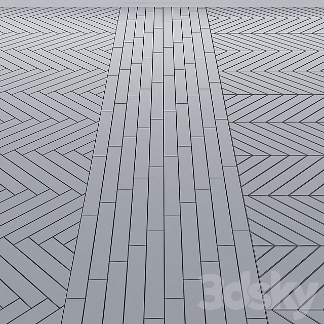 Parquet Flooring No. 1 3DS Max Model - thumbnail 2