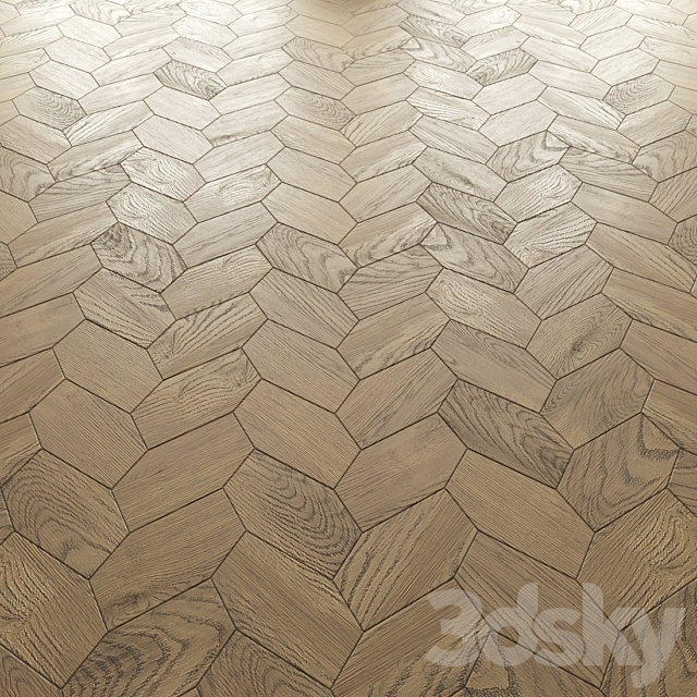 Parquet Foglie d’Oro Arte Brotto 3DS Max Model - thumbnail 3