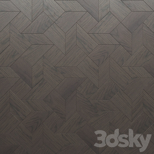 Parquet Foglie d’Oro Arte Brotto Tricot 3DS Max Model - thumbnail 2