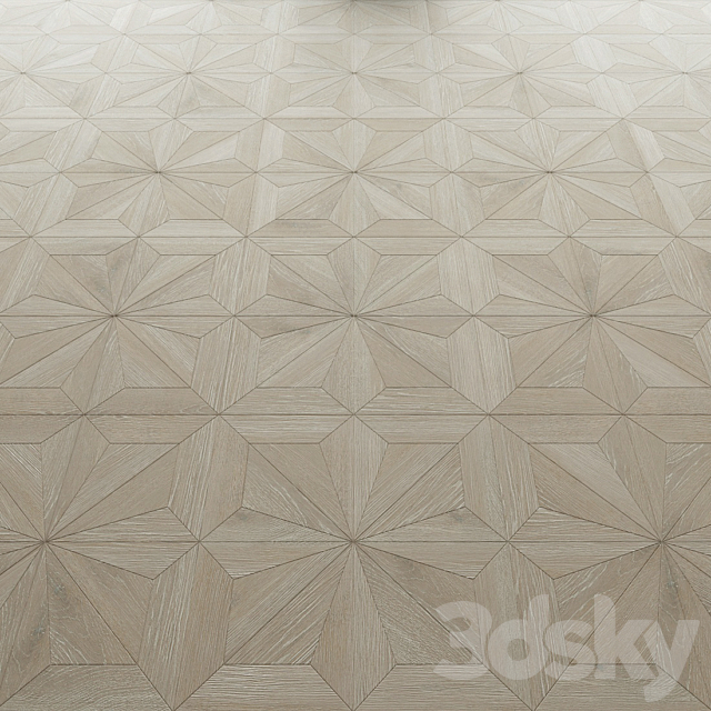 Parquet Foglie d’Oro Asolo Oak 3ds Max - thumbnail 1