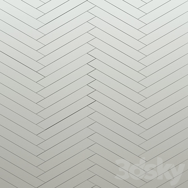 Parquet Foglie d’Oro herringbone 3ds Max - thumbnail 3