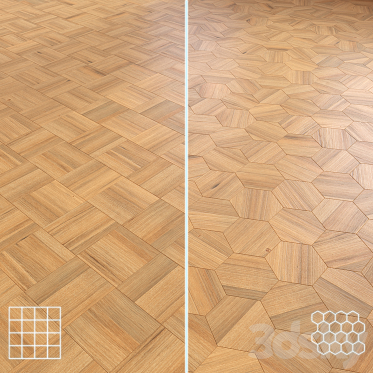 Parquet | Laminate 3DS Max Model - thumbnail 1