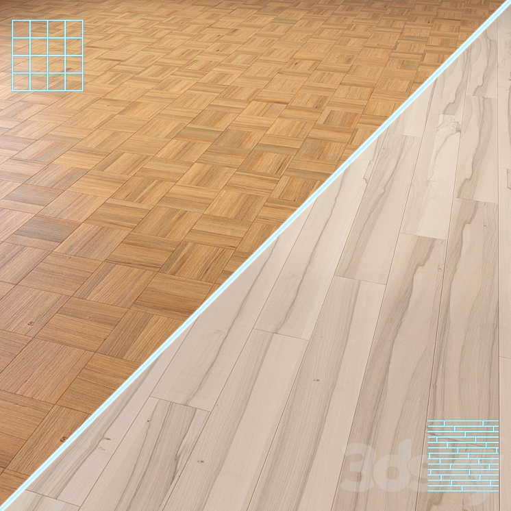 Parquet | Laminate 3DS Max - thumbnail 1