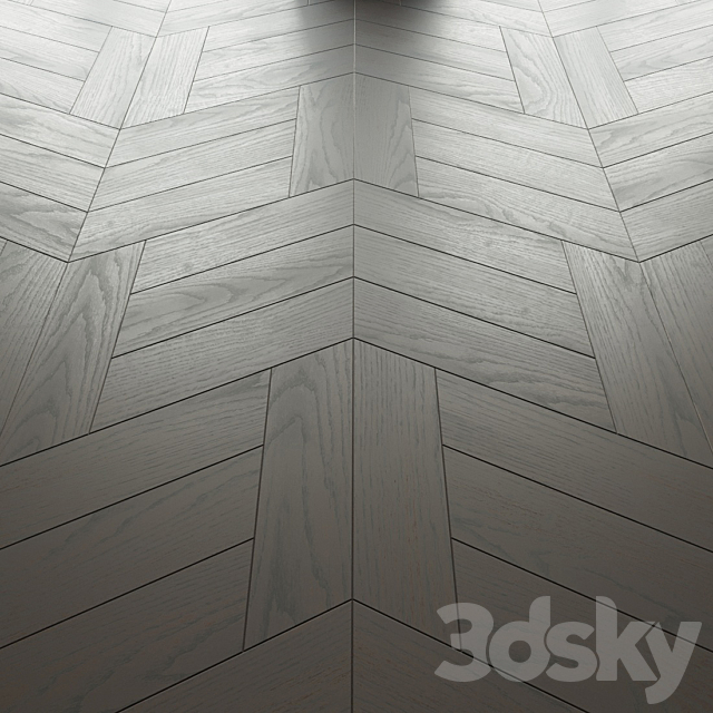 Parquet Luciano Zonta Chevron 3ds Max - thumbnail 2