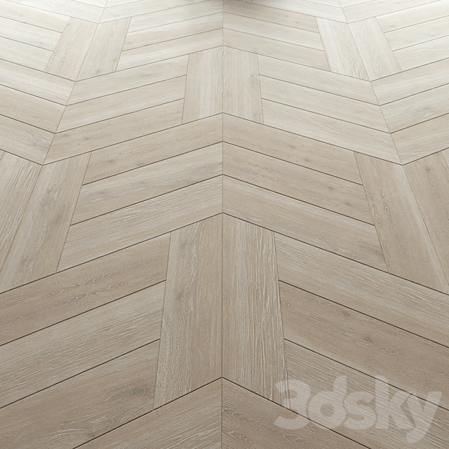 Parquet Luciano Zonta Chevron 3ds Max - thumbnail 3