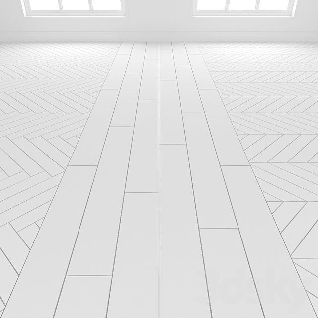 Parquet Oak 3DS Max Model - thumbnail 5