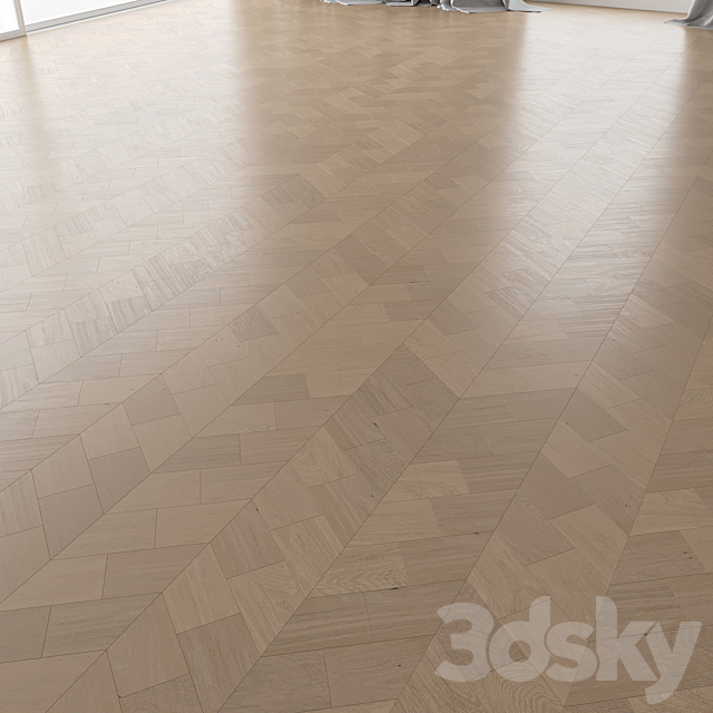 Parquet Oak (Canna Brushed) set 6 3ds Max - thumbnail 2