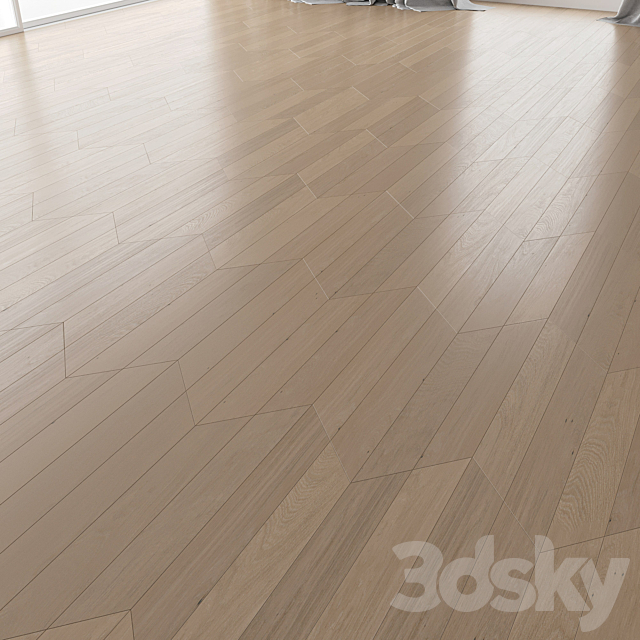 Parquet Oak (Canna Brushed) set 6 3ds Max - thumbnail 3