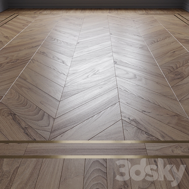 Parquet Oak light 3DSMax File - thumbnail 1