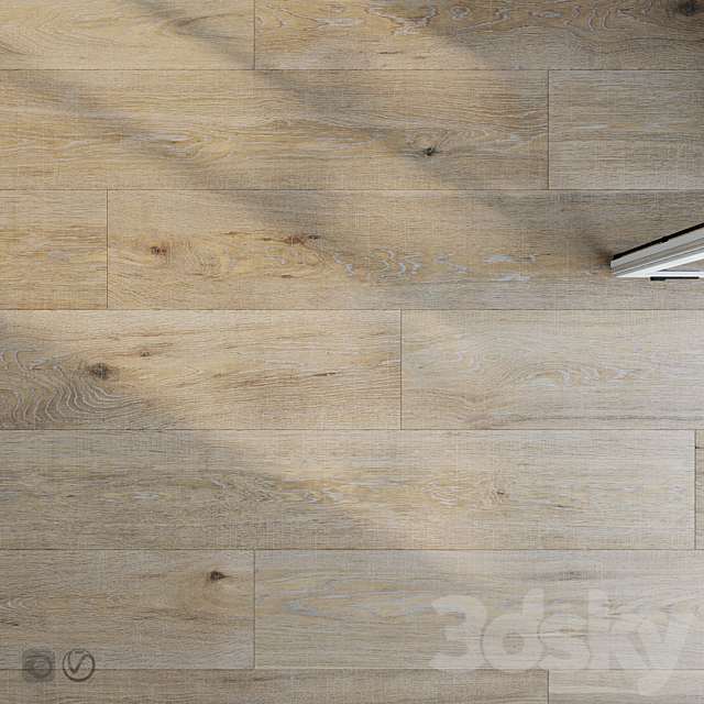 Parquet set 12 _ Natural Oak 3DS Max Model - thumbnail 2