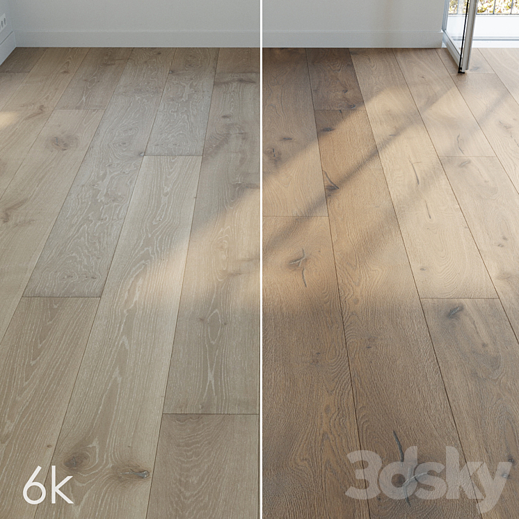 Parquet set 20 – Bundle – 2 Types of oak \/ 6k textures 3DS Max Model - thumbnail 1