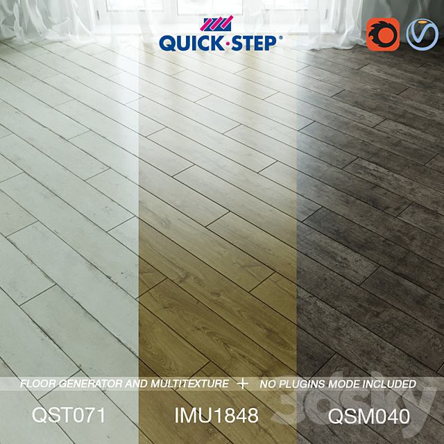 Quick-step Flooring Vol.34 3DSMax File - thumbnail 1
