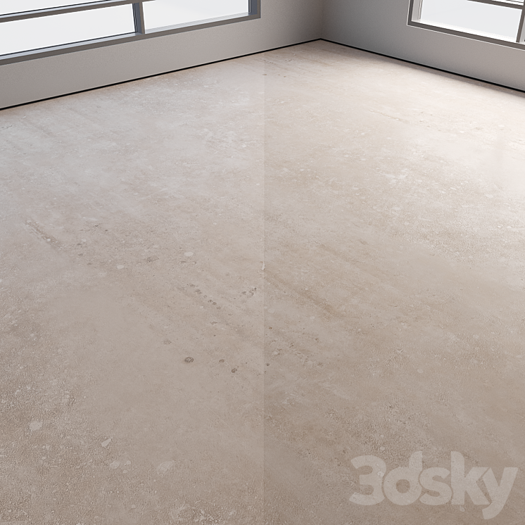 Self-leveling concrete floor No. 22 3DS Max Model - thumbnail 2