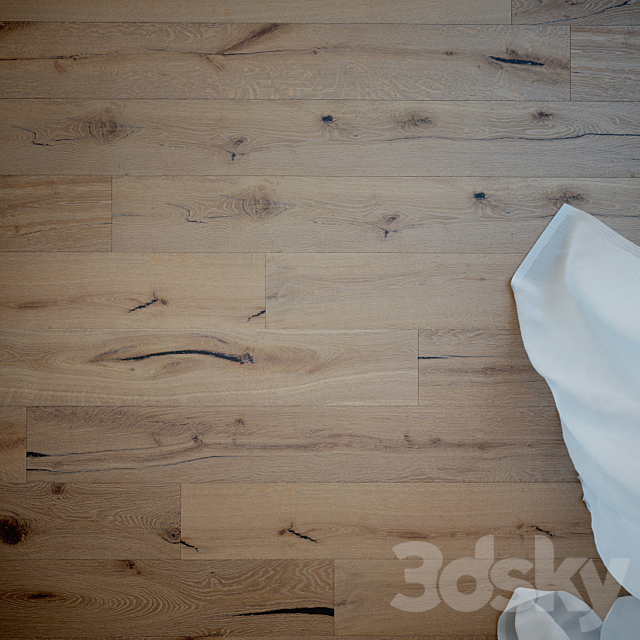 Tangerine Wooden Oak Floor 3DSMax File - thumbnail 2