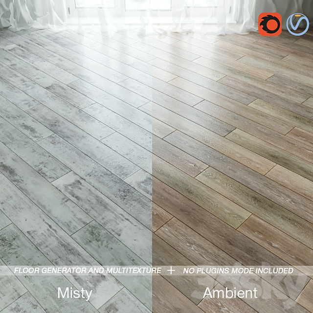 Vinyl Flooring Part 7 3DS Max Model - thumbnail 1