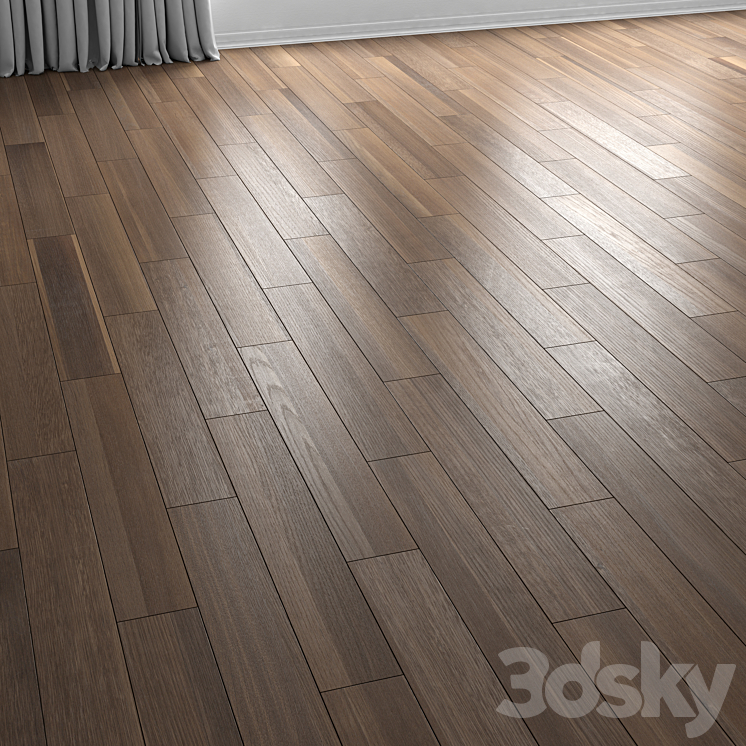 Wood floor 9 standart and herringbone 3DS Max - thumbnail 1