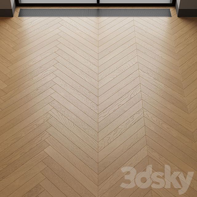 Wood floor Natural Oak 3DSMax File - thumbnail 3