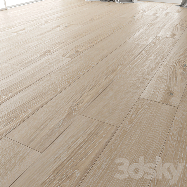 Wood floor Oak (Arctic NEW Firestop) 3ds Max - thumbnail 1