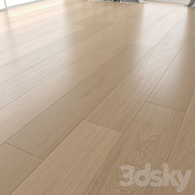 Wood floor Oak (Canna Brushed) 3ds Max - thumbnail 1