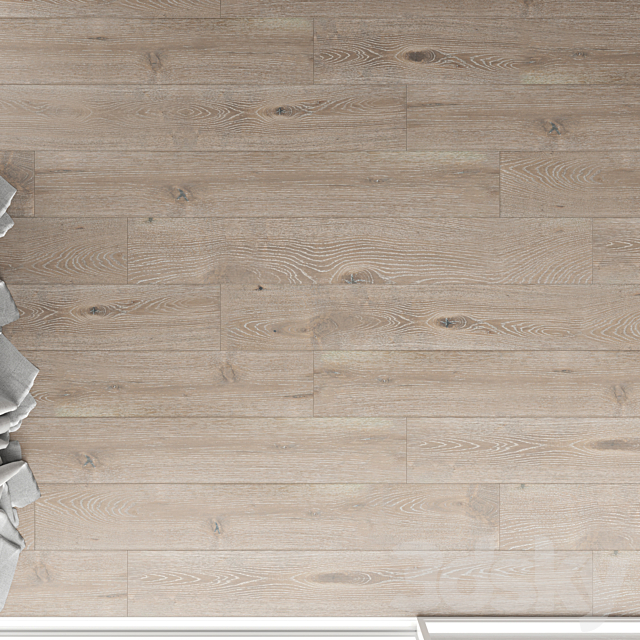 Wood floor Oak (Nordic NEW Brushed) 3DS Max Model - thumbnail 2