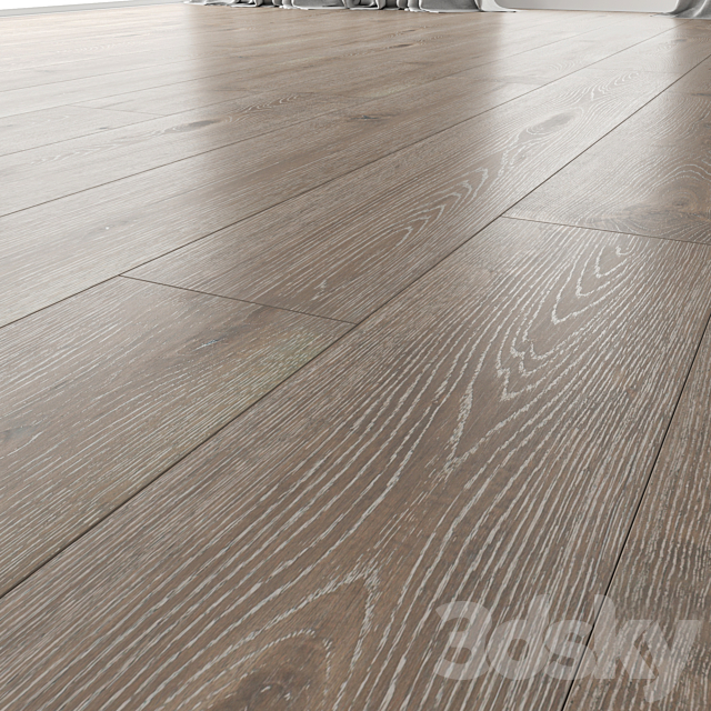 Wood floor Oak (Nordic NEW Brushed) 3DS Max Model - thumbnail 3