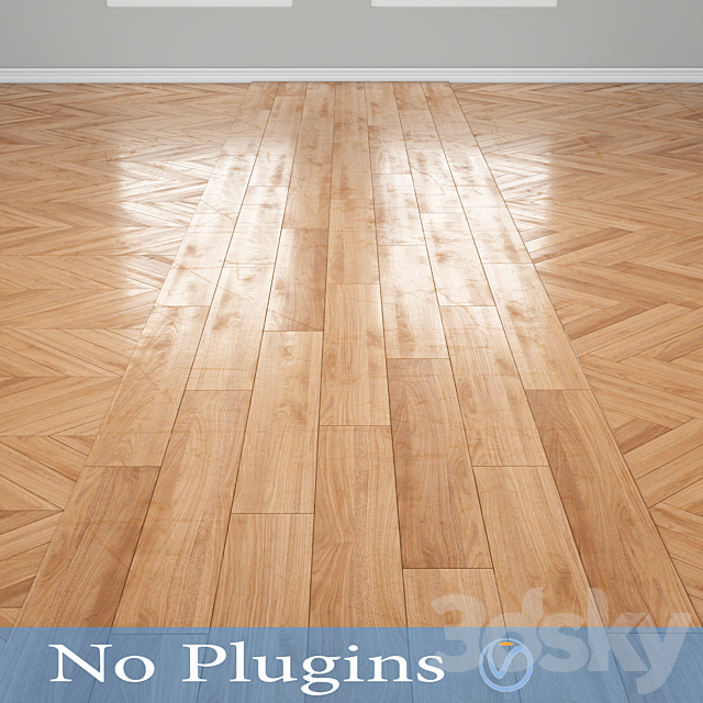 wood floor one 3DSMax File - thumbnail 1