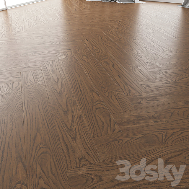 Wood Floor Set 01 3DS Max Model - thumbnail 4