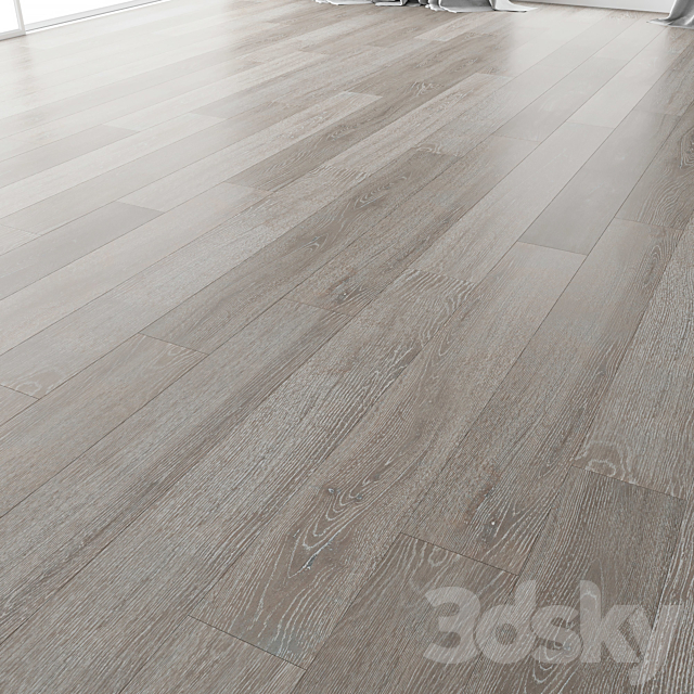 Wood Floor Set 04 3DS Max Model - thumbnail 2