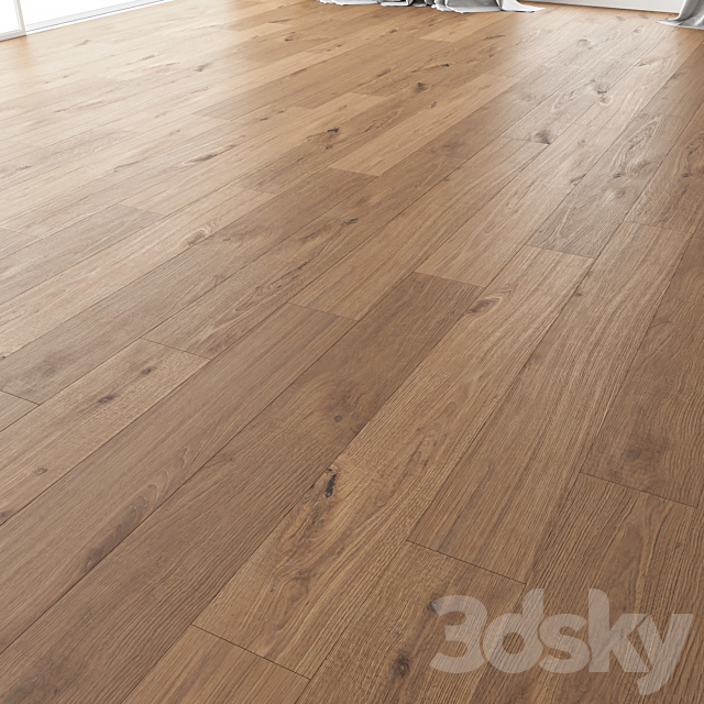 Wood Floor Set 04 3DS Max Model - thumbnail 4