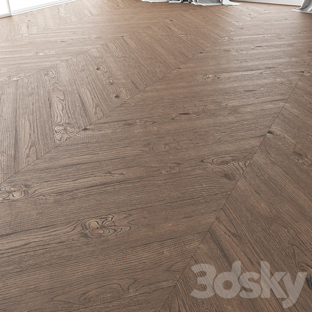 Wood Floor Set 04 3DS Max Model - thumbnail 5