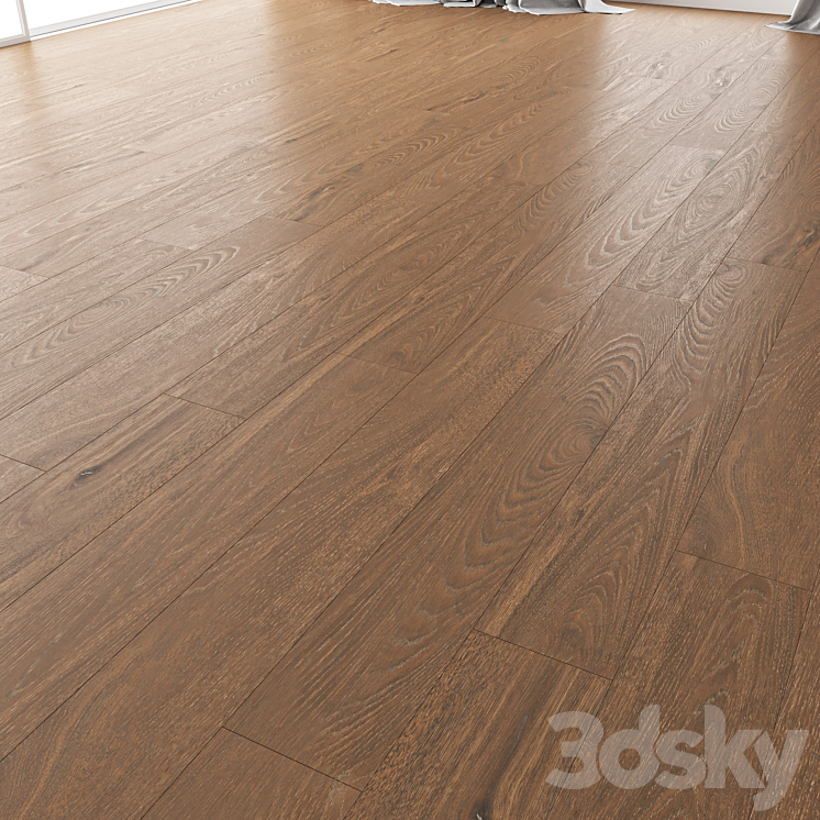 Wood Floor Set 06 3DS Max Model - thumbnail 2