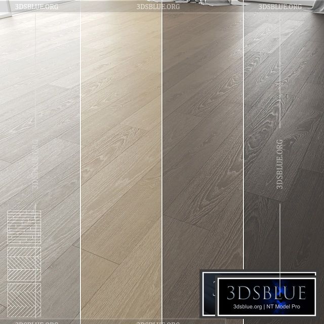 Wood Floor Set 12 3DS Max - thumbnail 3