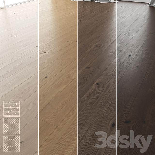 Wood Floor Set 16 3ds Max - thumbnail 1