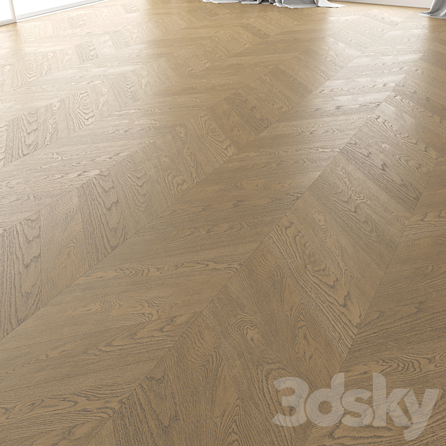 Wood Floor Set 17 3DS Max Model - thumbnail 3