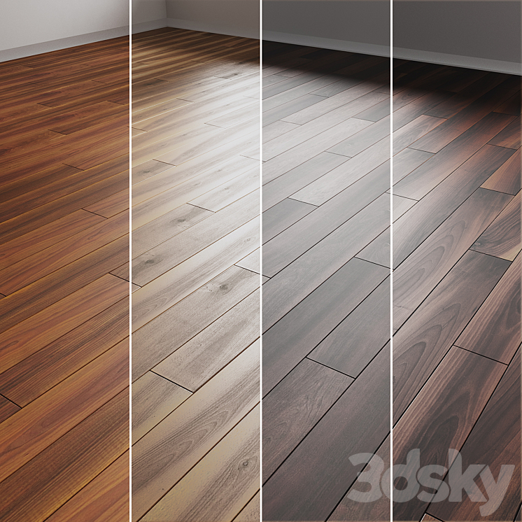 Wood floor set | Woodco SIGNATURE 3DS Max Model - thumbnail 1