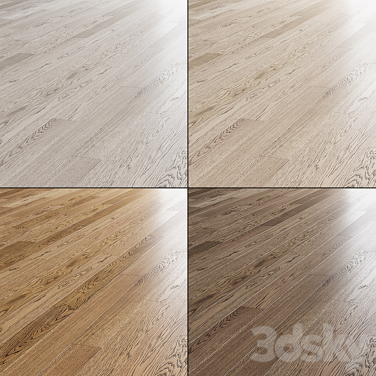 Wood Floor Set_02 3DS Max - thumbnail 2