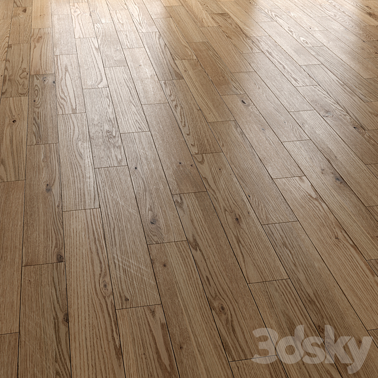 Wood floor standart and herringbone 3DS Max - thumbnail 1