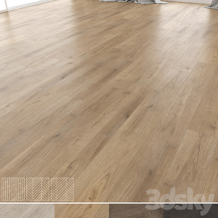 Wood Floor v04 3DS Max - thumbnail 1