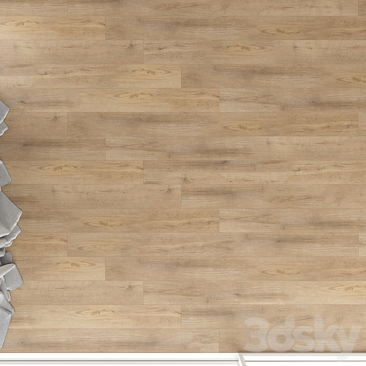 Wood Floor v04 3DS Max - thumbnail 2