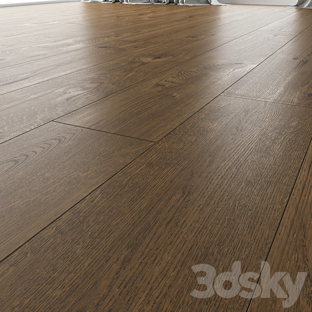 Wooden floor Oak (Estate NEW Brushed) 3ds Max - thumbnail 3